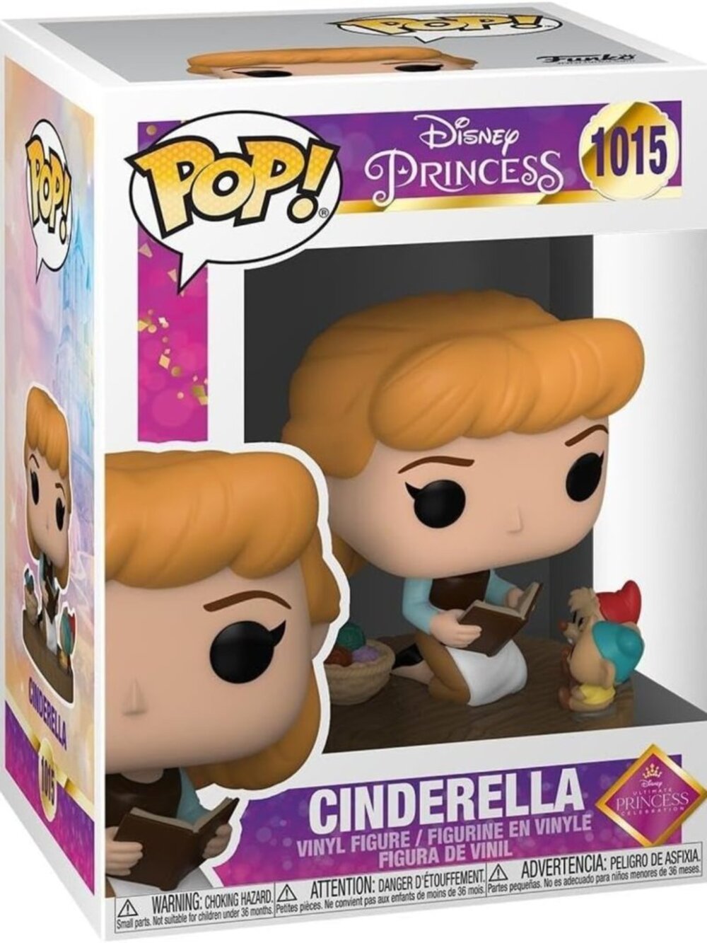 Disney Princess Cinderella Funko POP! Collectible Figure - Adorable Gift Idea